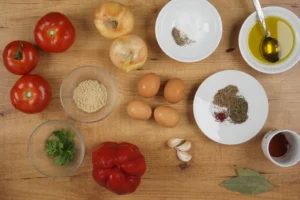 ingredientes sencillos en la cocina
