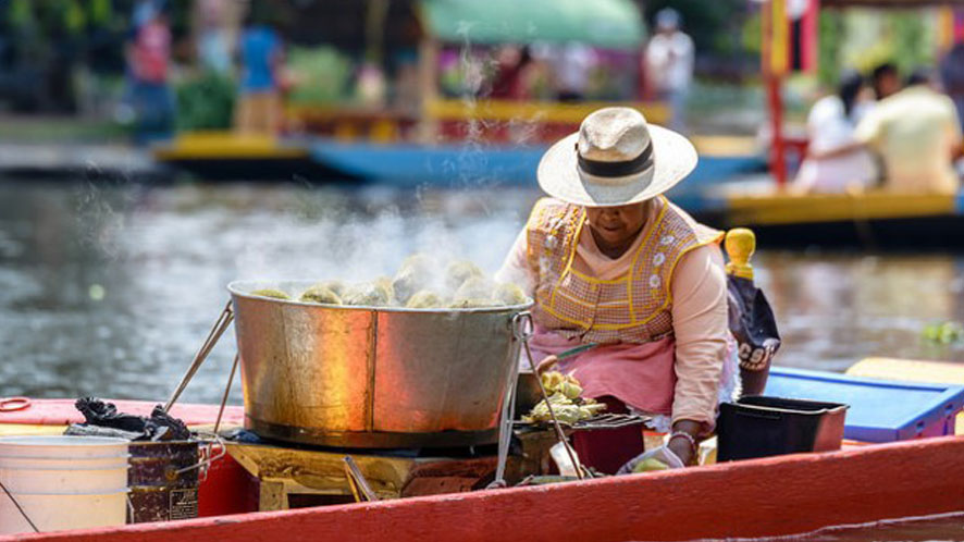 comida en xochimilco